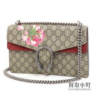Gucci GG Blooms Dionysus Bag Red Suede Supreme Flower Tiger Chain